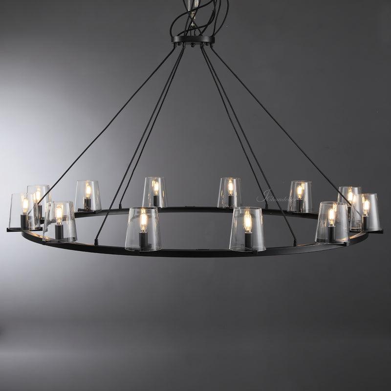 Prism Glass Round Chandelier 36"48"60"