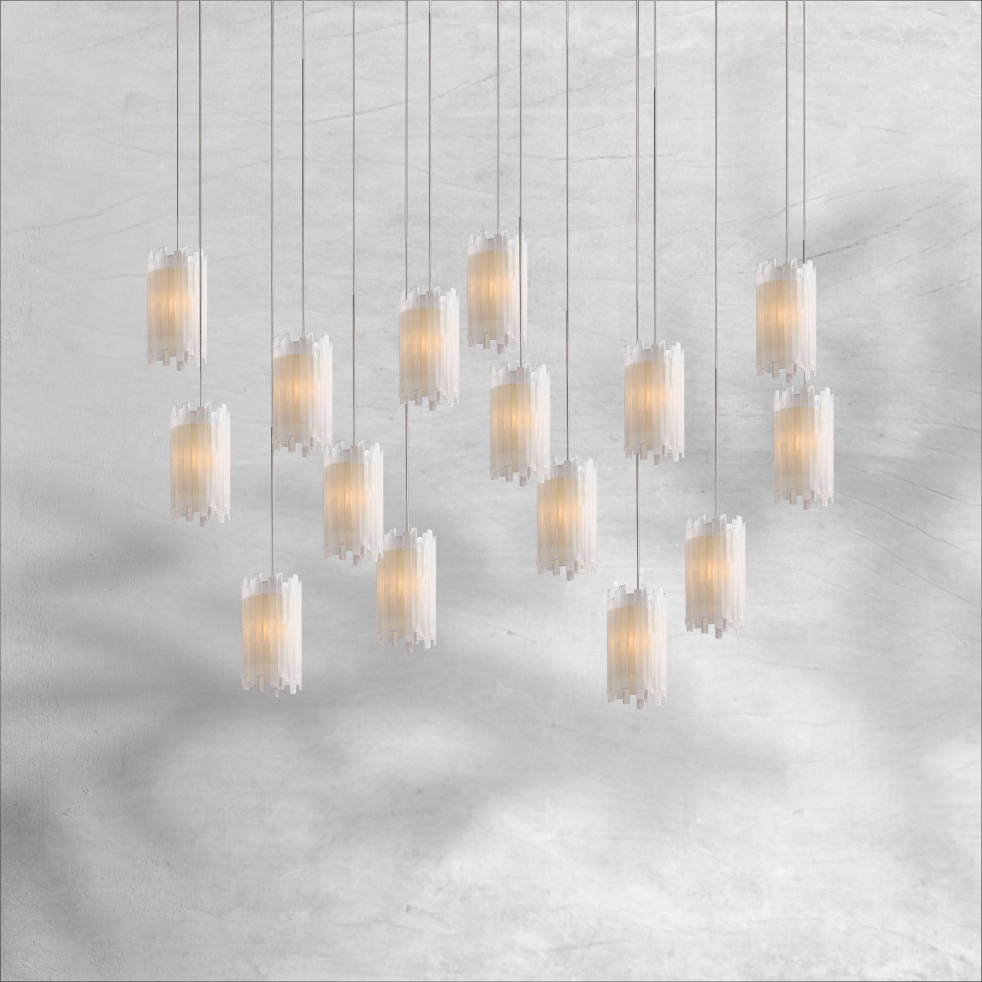 Gianna Rectangular Chandelier 15/30 Light