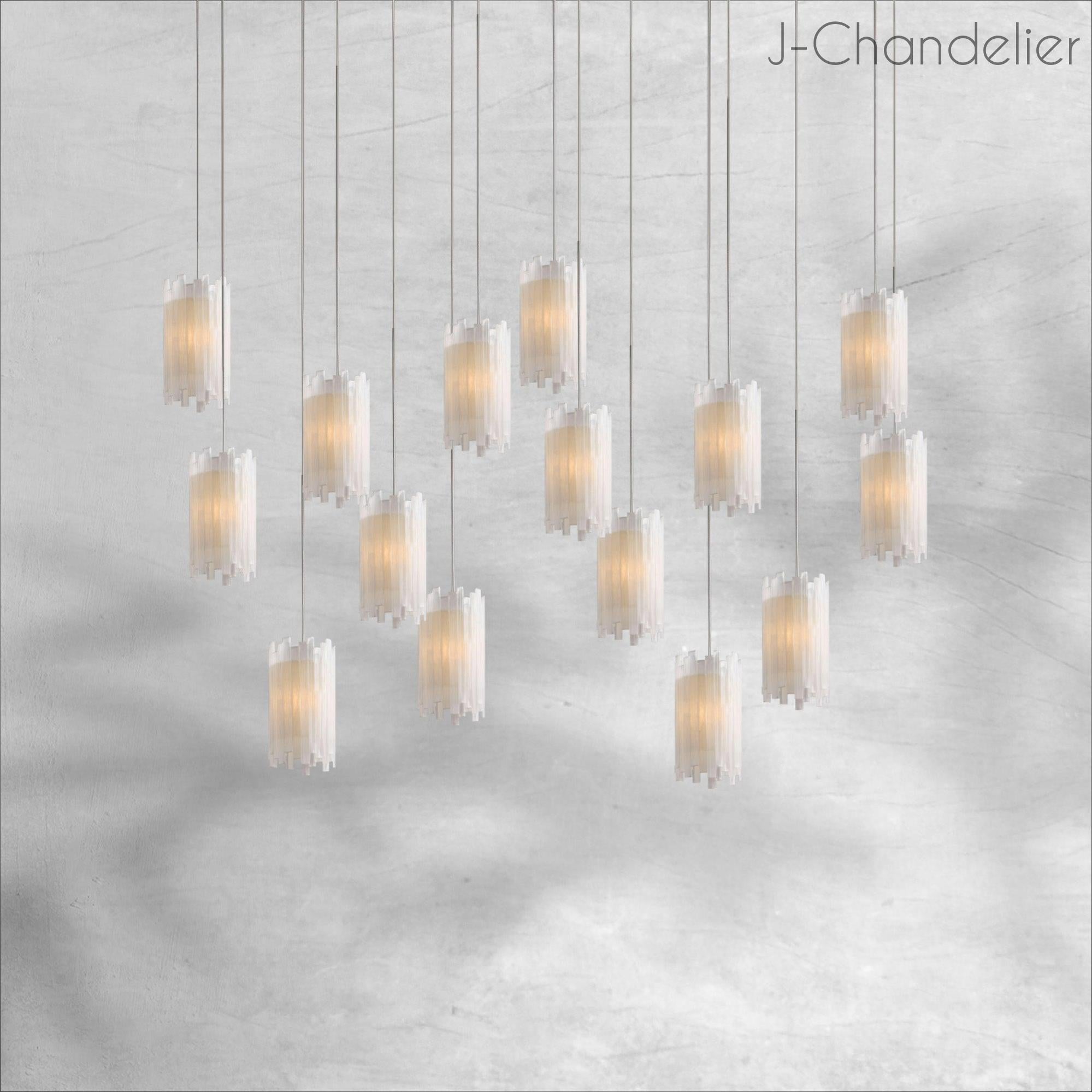 Gianna Rectangular Chandelier 15/30 Light