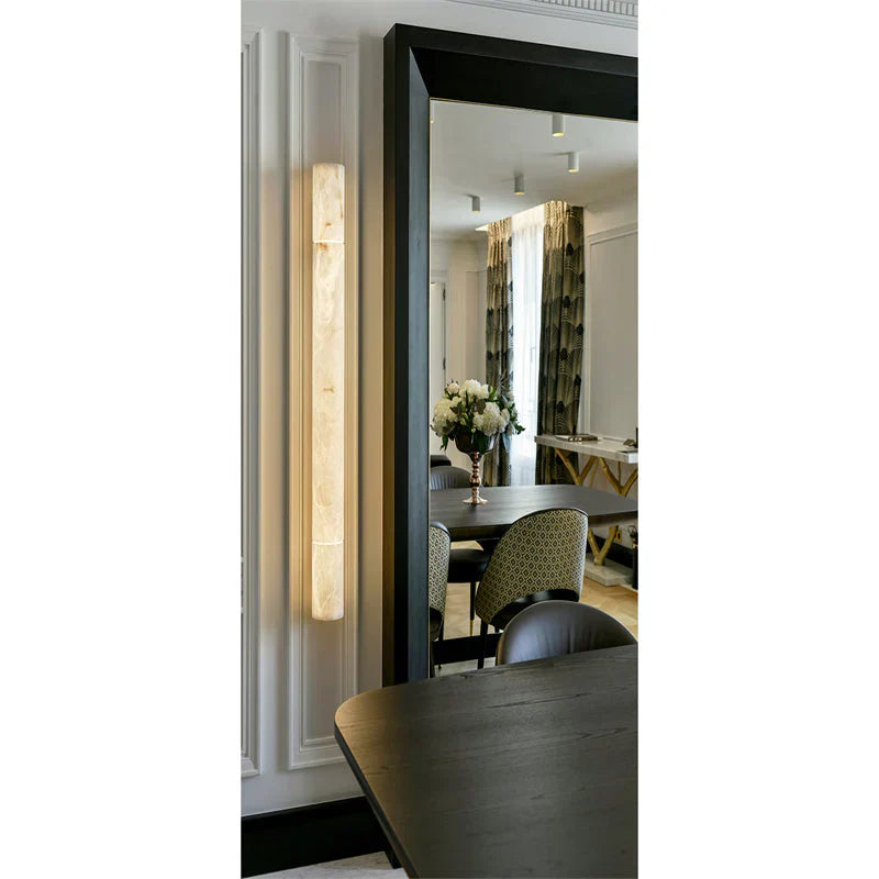 Venus Modern Linear Alabaster Wall Sconce 3"4.7"