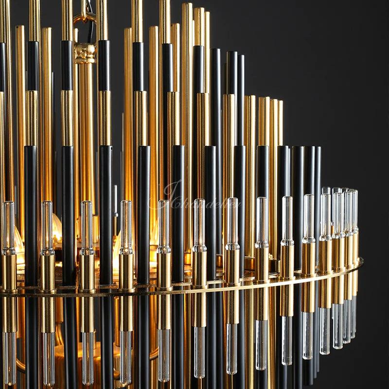 Ezra Sculpture Round Chandelier 24", 32", 42"