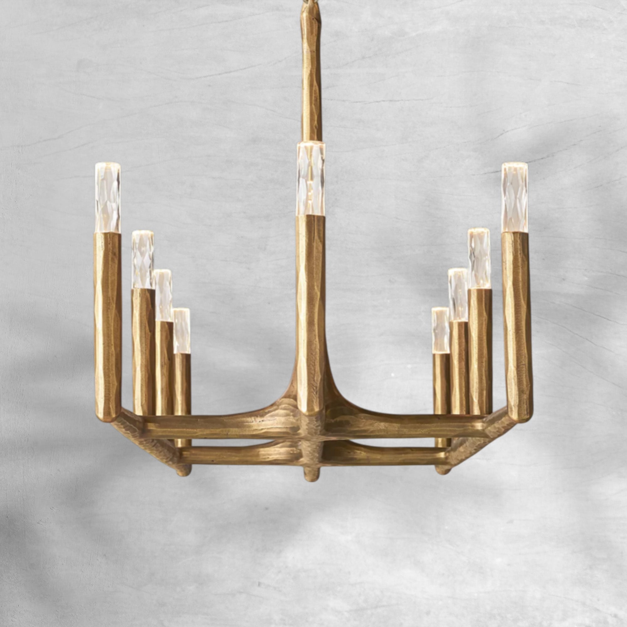 Thaddeas Forged Linear Chandelier 54" 72" 96"