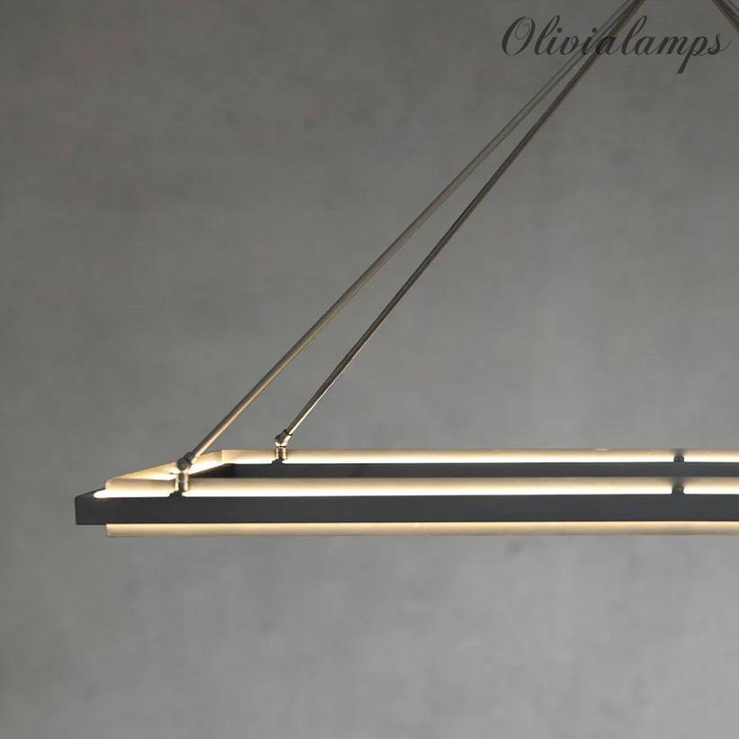 Peron Rectangular Chandelier 50"62"