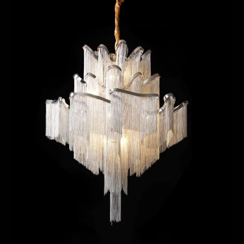 JC Liz Luxury Flower Chain Chandelier