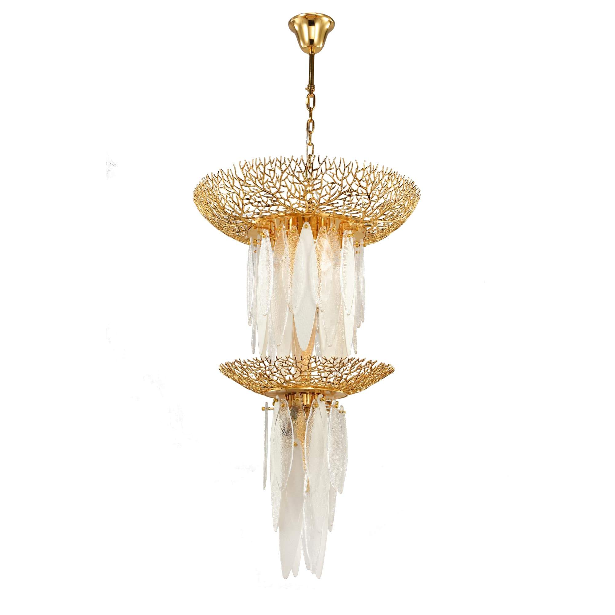 JC Natalie Branching Murano Glass Chandelier
