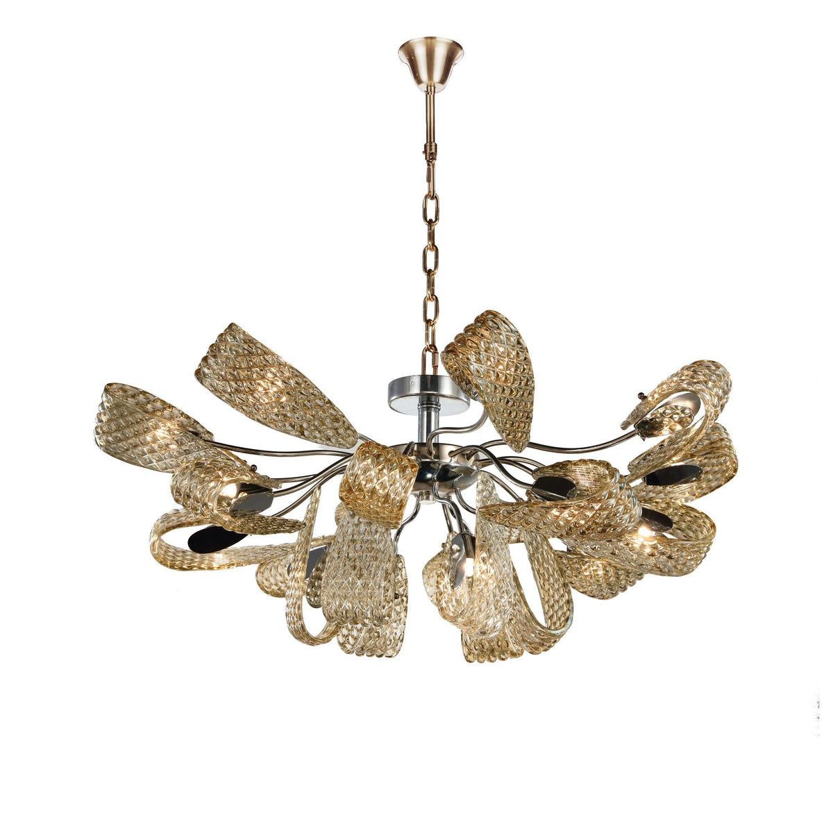 JC Bella Ropes Murano Glass Chandelier
