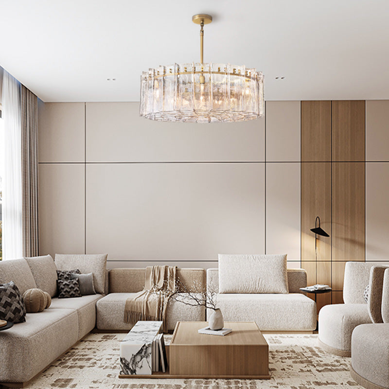 Loxel Clear Glass Round Chandelier 36"48"