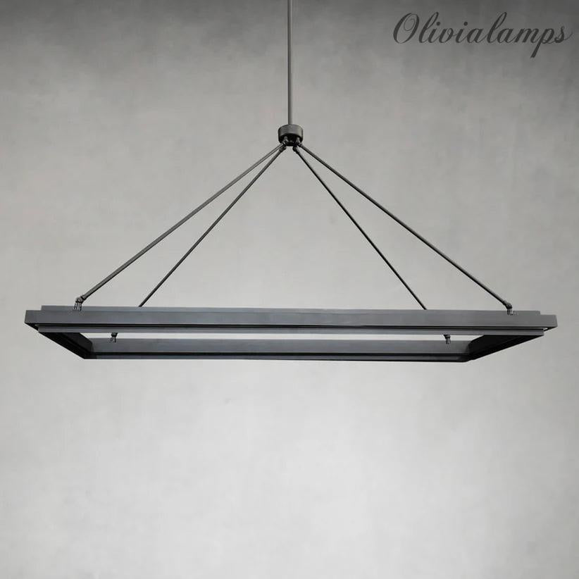 Peron Rectangular Chandelier 50"62"