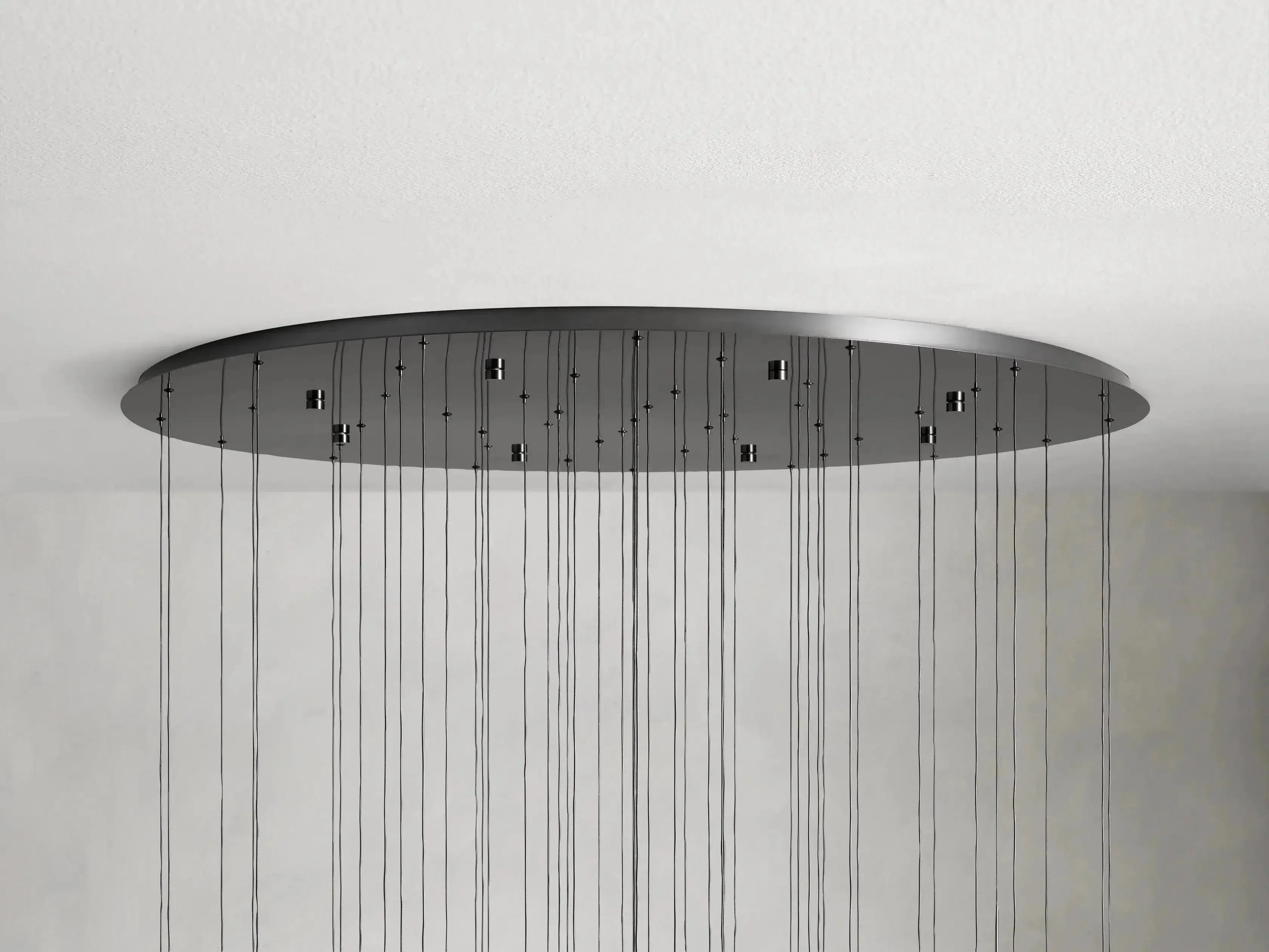 Soltaire Round Chandelier 58"W