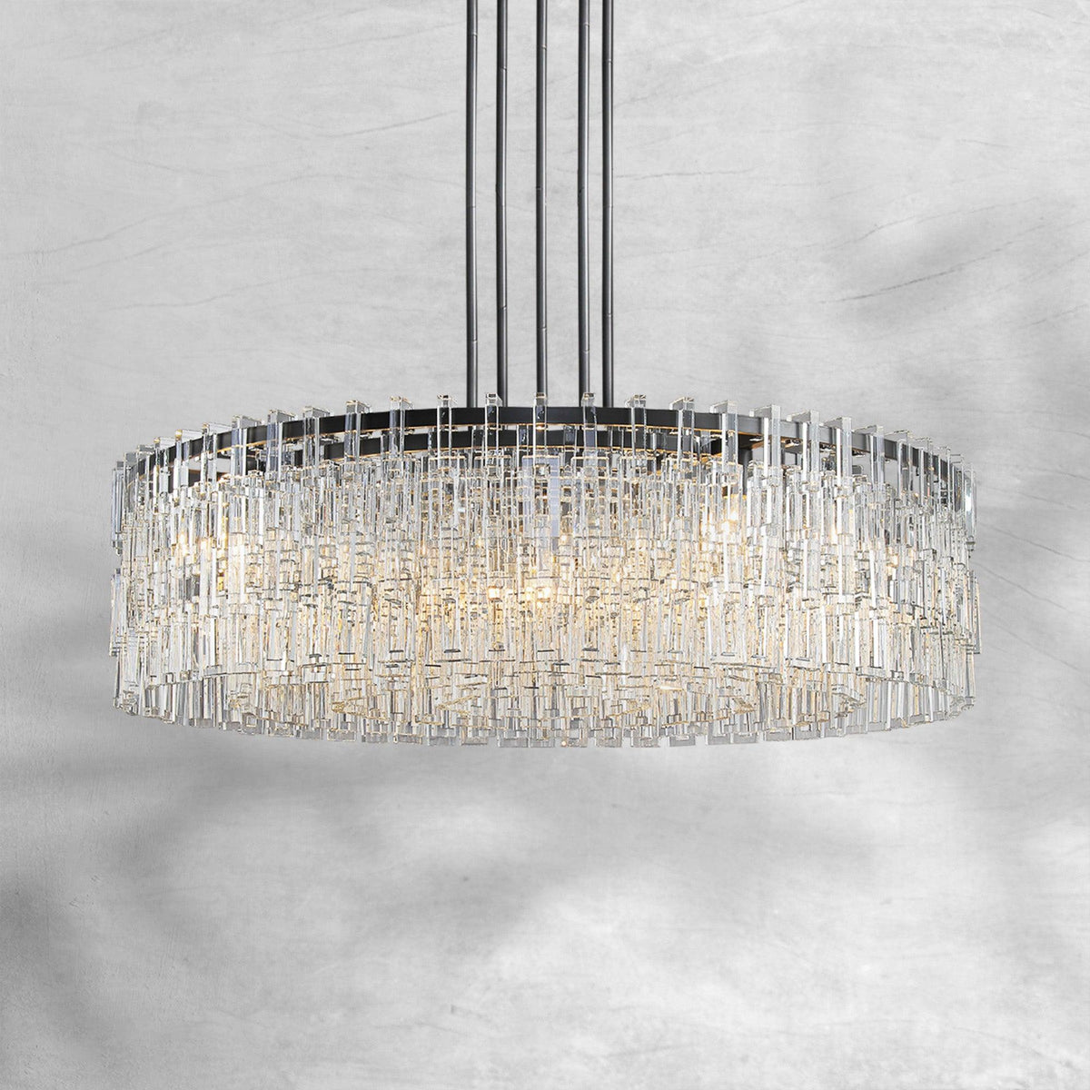 Montis Modern Round Chandelier 60"