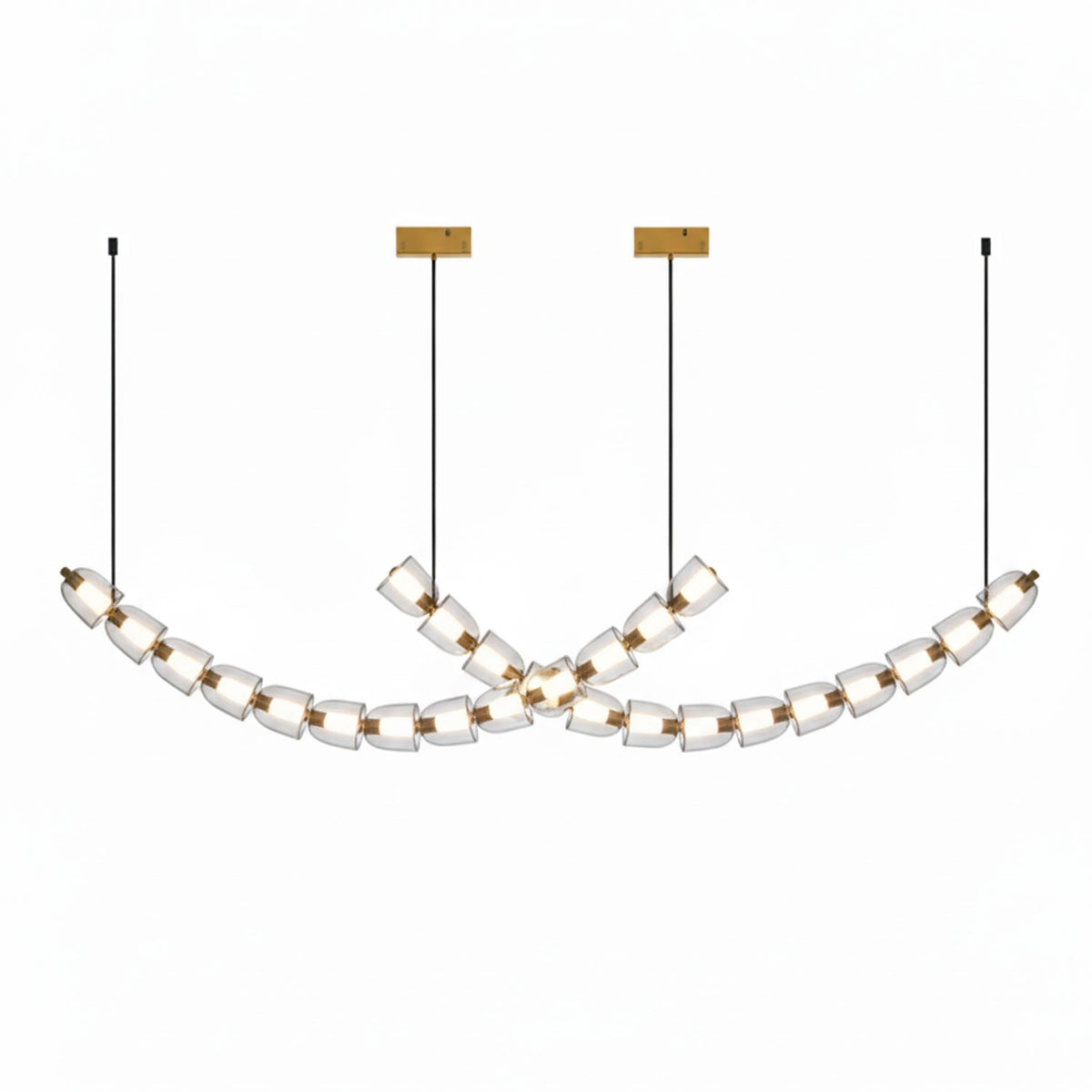 Gabriel Gold Crystal Chandelier