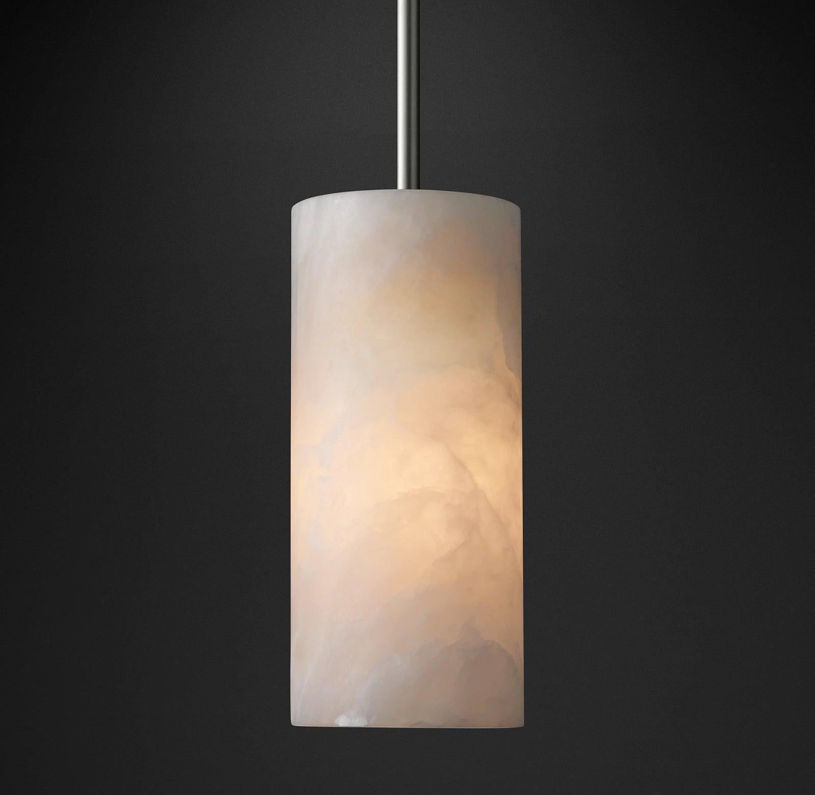 Hand Carved Alabaster Pendent