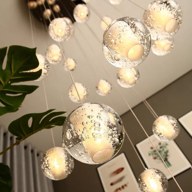 Adonis Suspension Water Drop Chandelier( 43-Light customized) - Melin Lamps