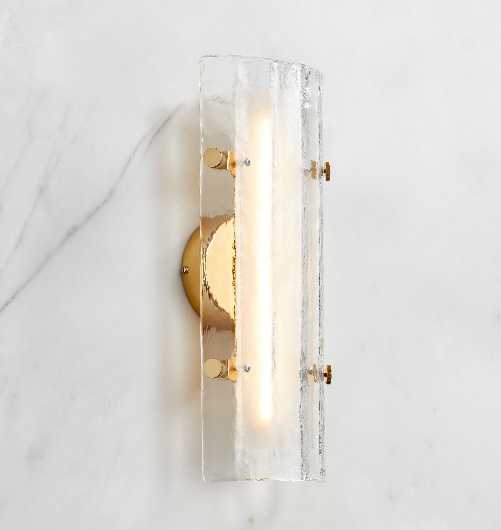 JC Alilang LED Glass Wall Sconce 16"