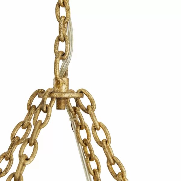 JC Hinkley 10 Lights Rectangle Pendant Chandelier