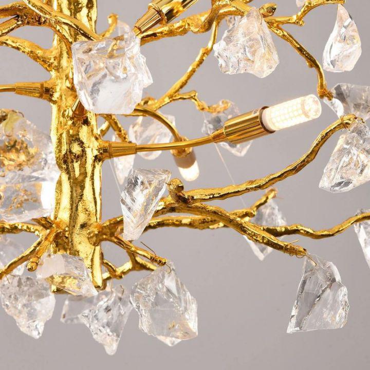 Amos Glass Branch Chandelier - Merlin Lamps