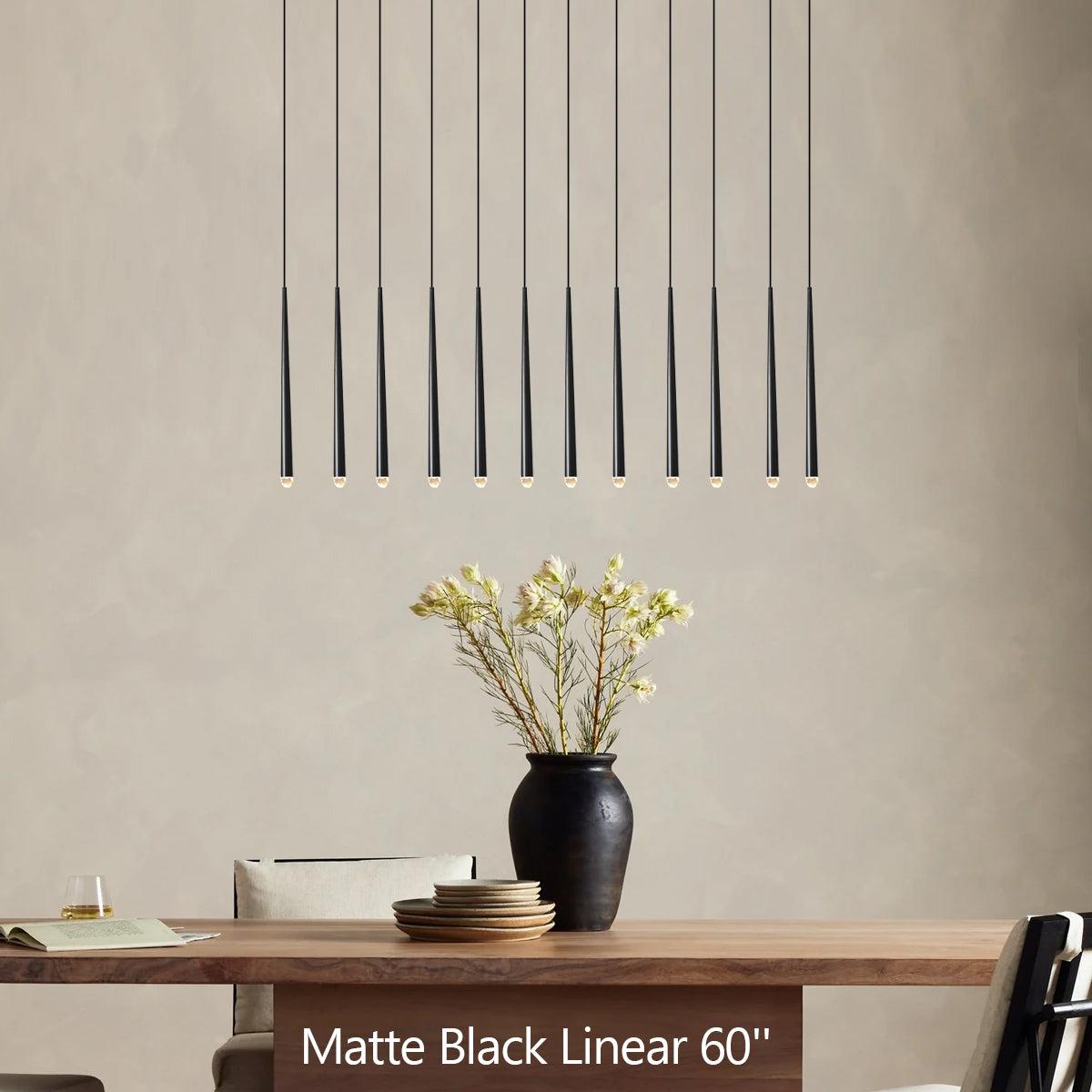Aurelin Modern Linear Chandelier 60", 72"