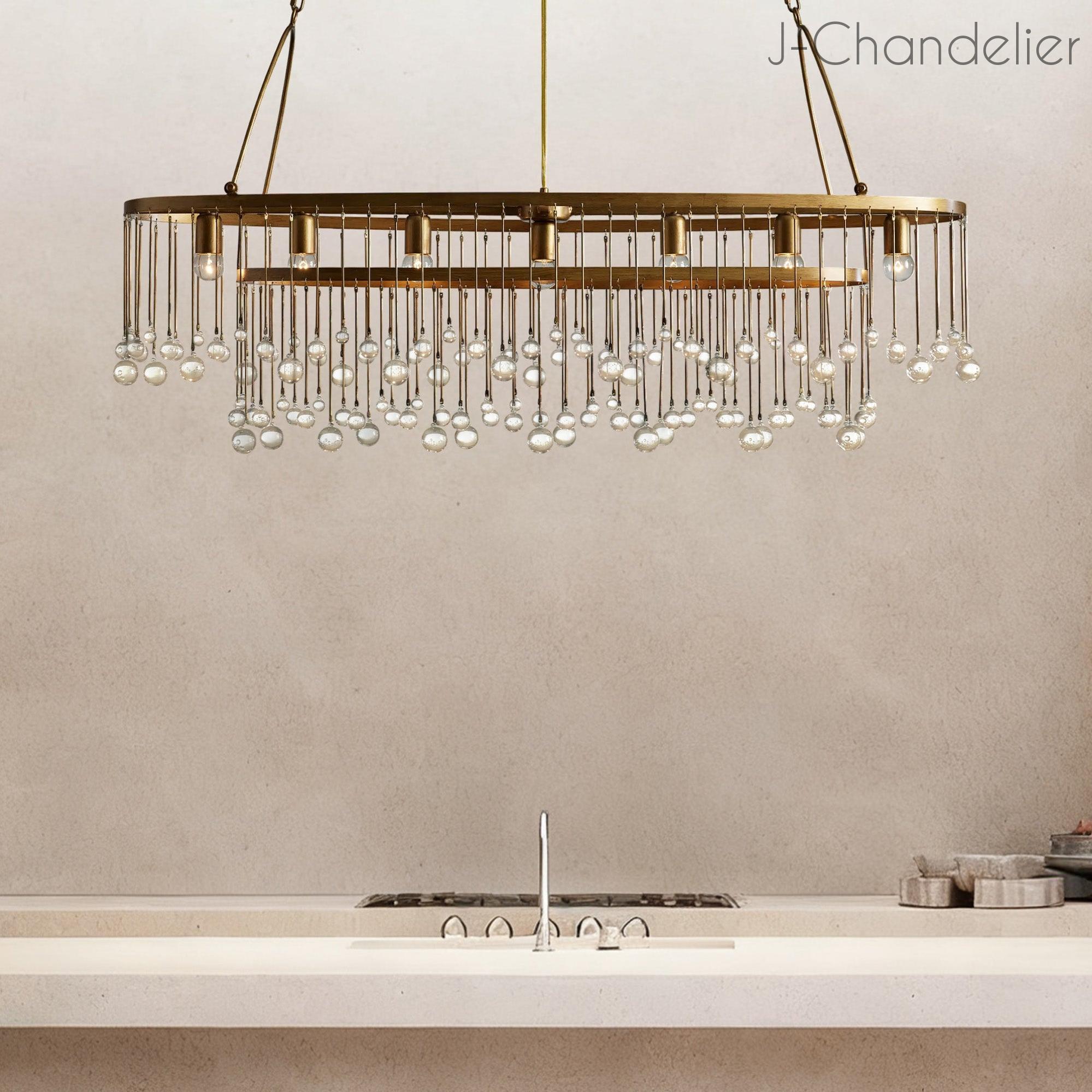 Aubrey 7 Light Oval Chandelier