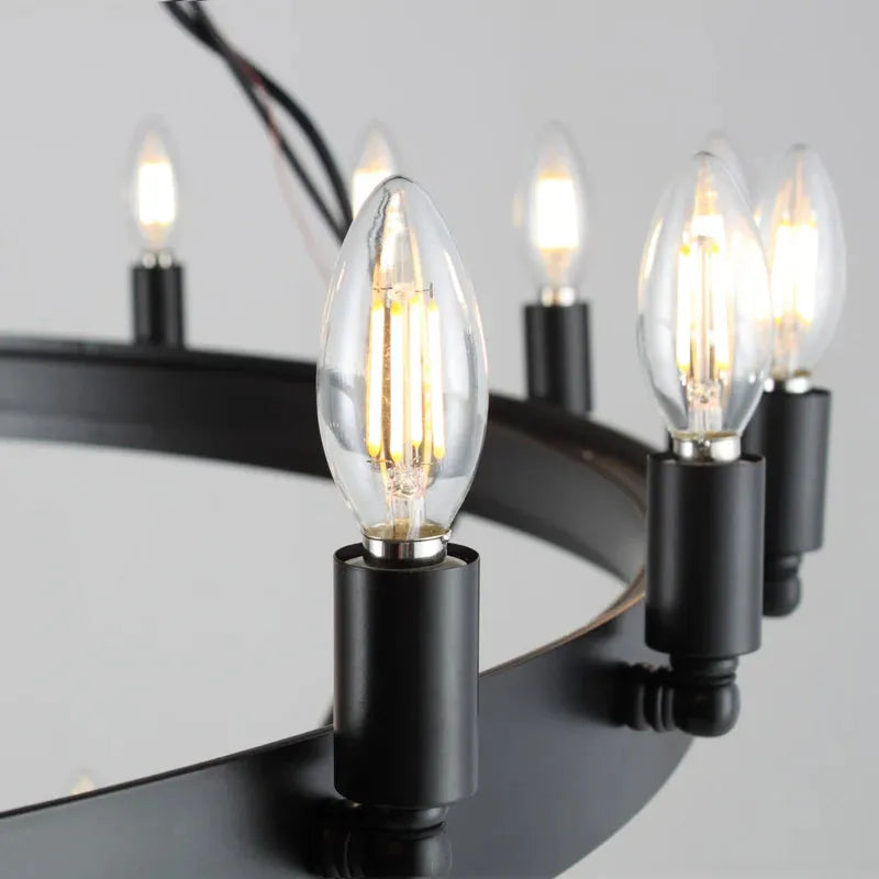 Celestine Vintage Candelabra 2-Tier Chandelier