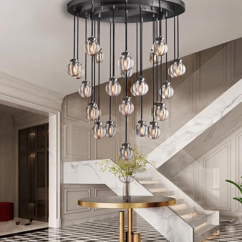 Perla Round Chandelier 22"