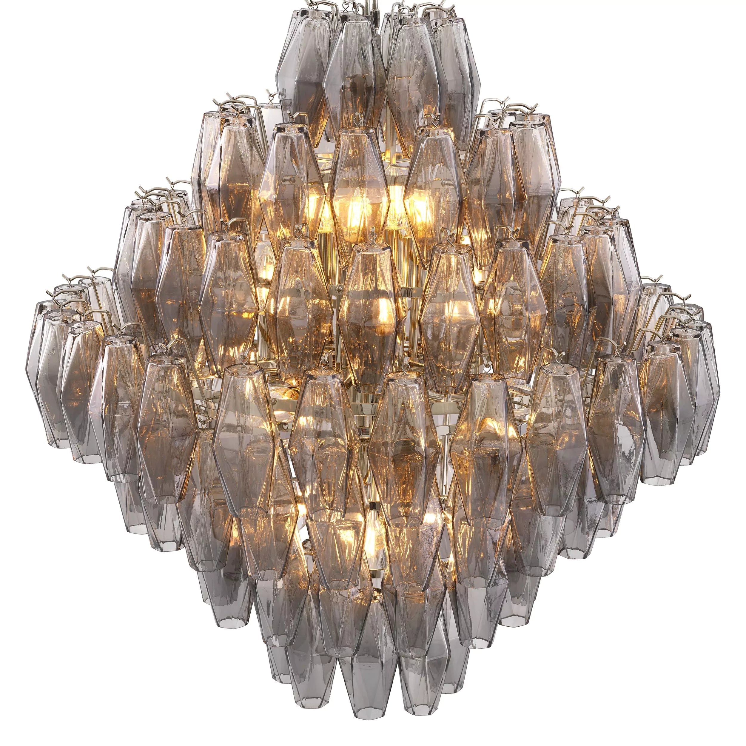 Vespera Modern Glass Large Chandelier