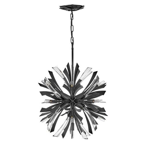 JC Bergamots 13 Lights Chandelier 22"D