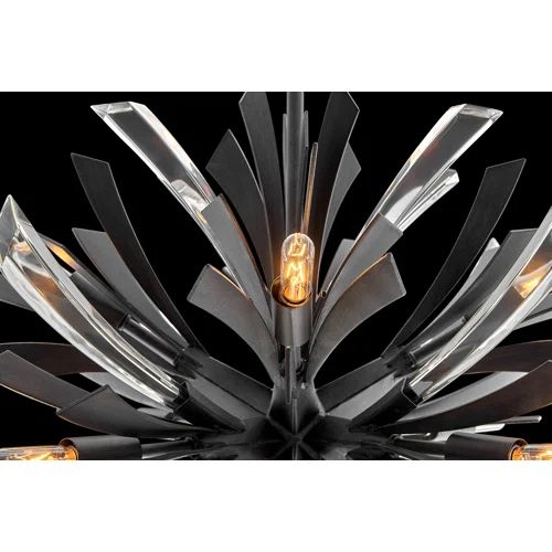 JC Bergamots 13 Lights Chandelier 22"D