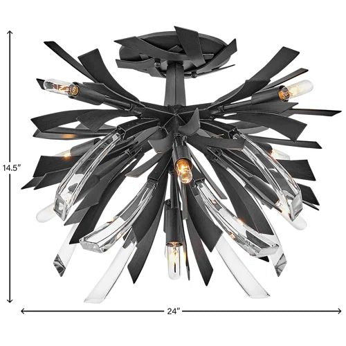 JC Bergamots 9 Lights Chandelier
