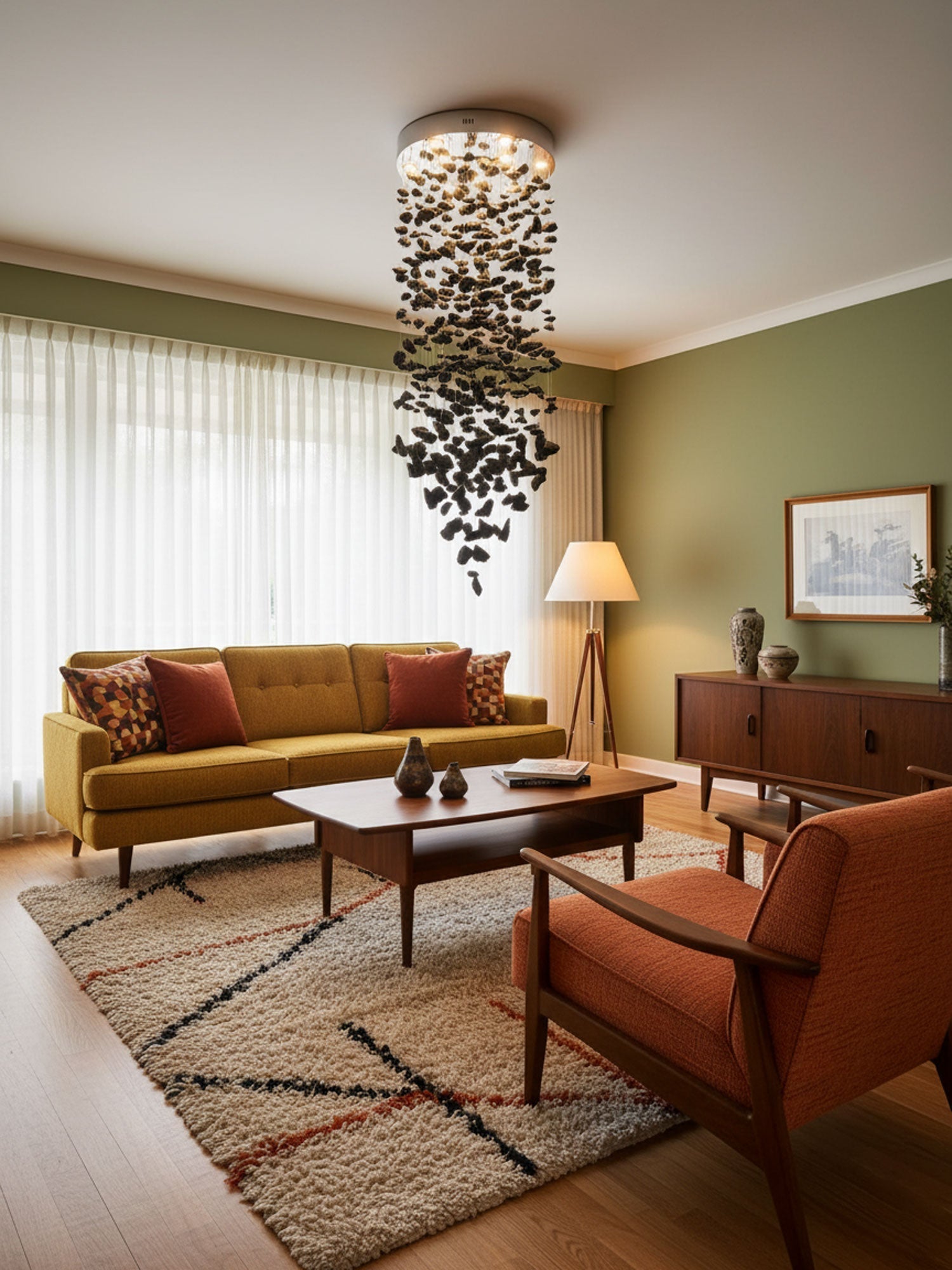 Black Stones Chandeliers