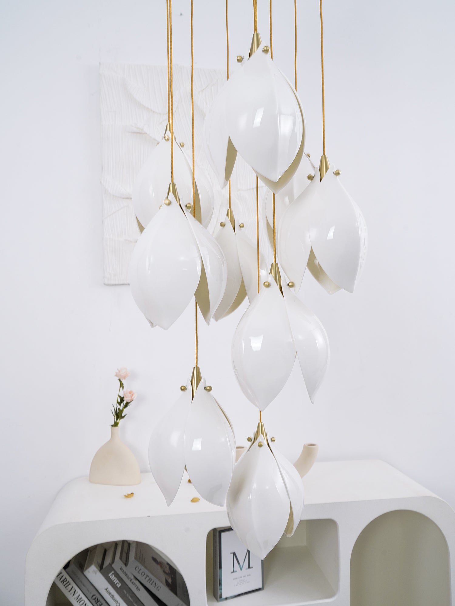 Galaxy Celeste Flora Crystal Spiral Chandelier