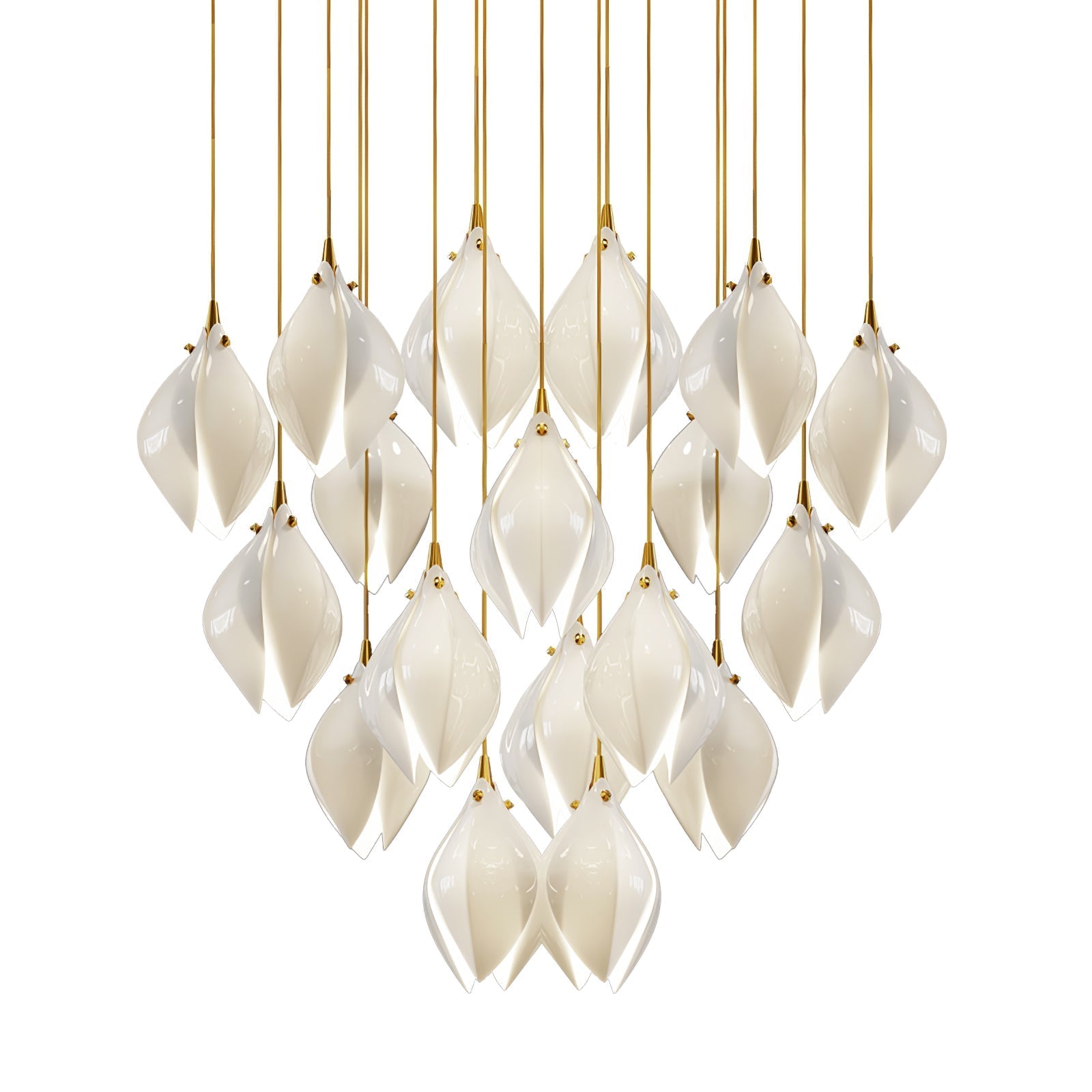 Galaxy Celeste Flora Crystal Spiral Chandelier