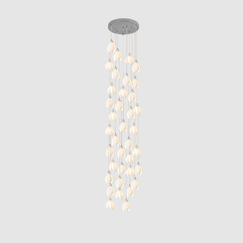 Galaxy Celeste Flora Crystal Spiral Chandelier