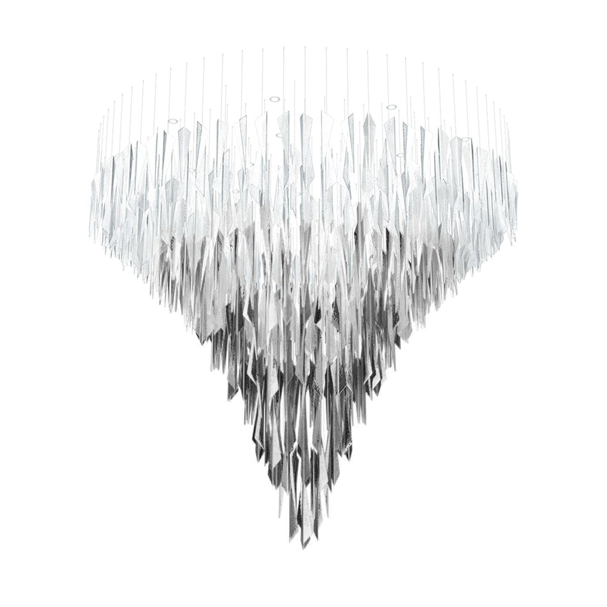 Galaxy Breeze Meteor Shower Crystal Spiral Chandelier