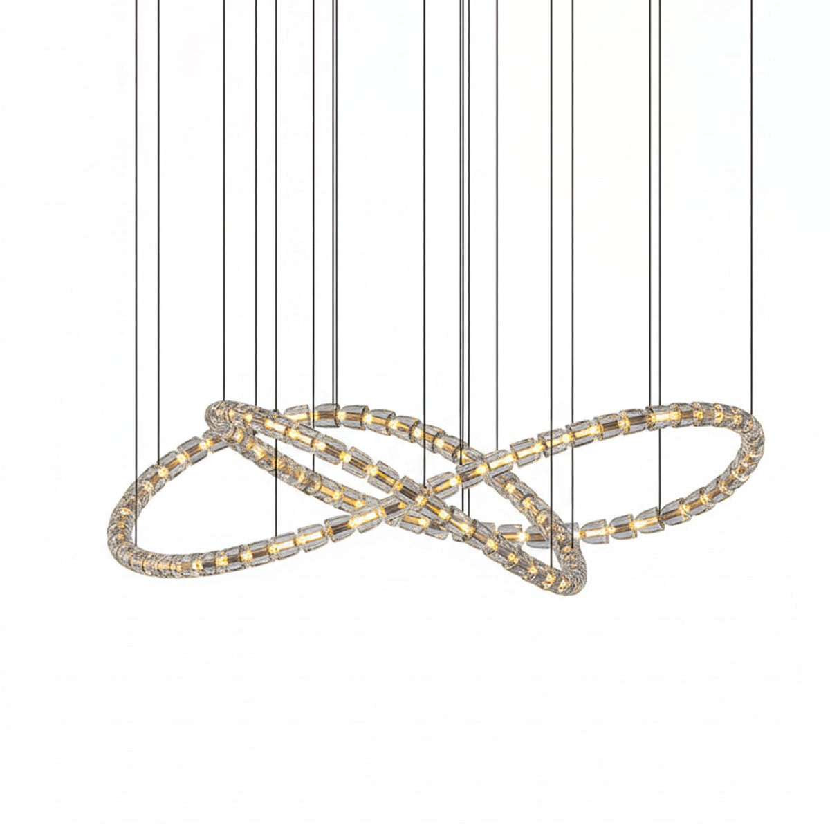 Gabriel Gold Crystal Chandelier
