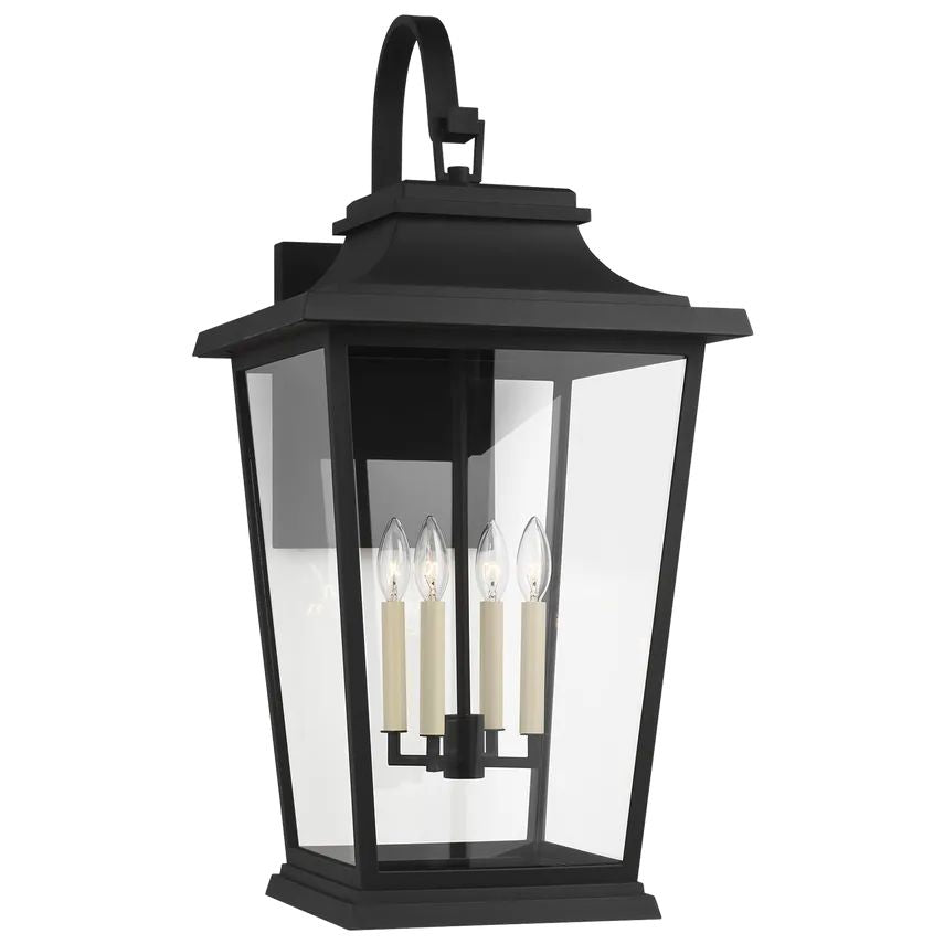JC Horatio Large Lantern Wall Sconce Outdoor