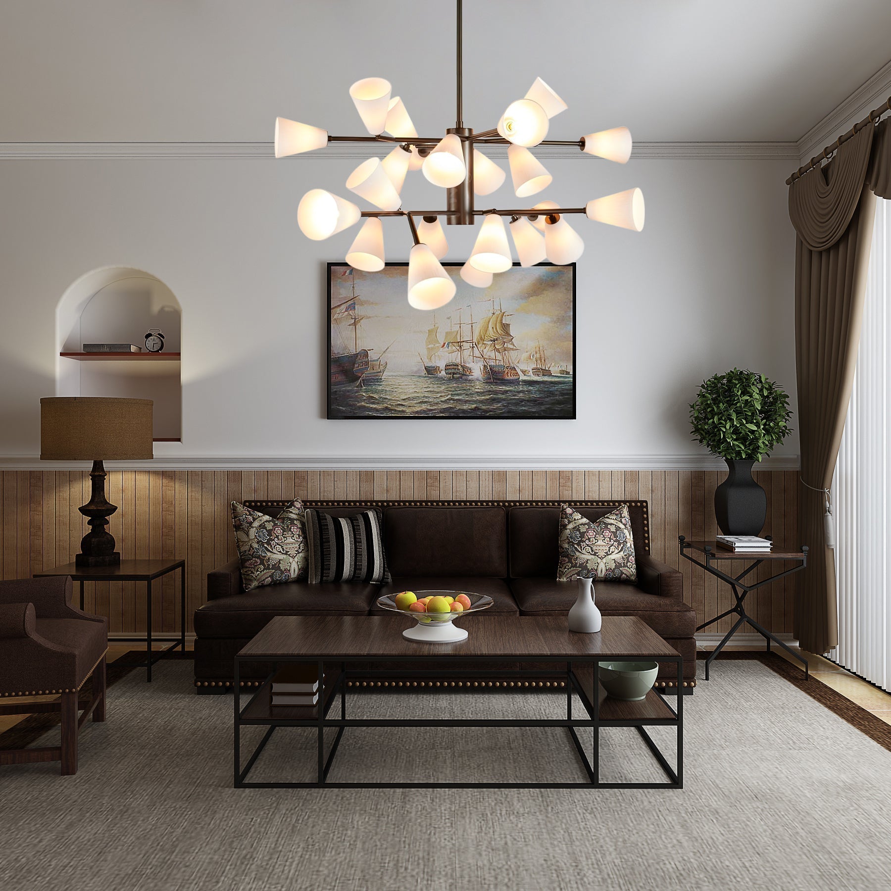 Cassius Chandelier - Merlin Lamps