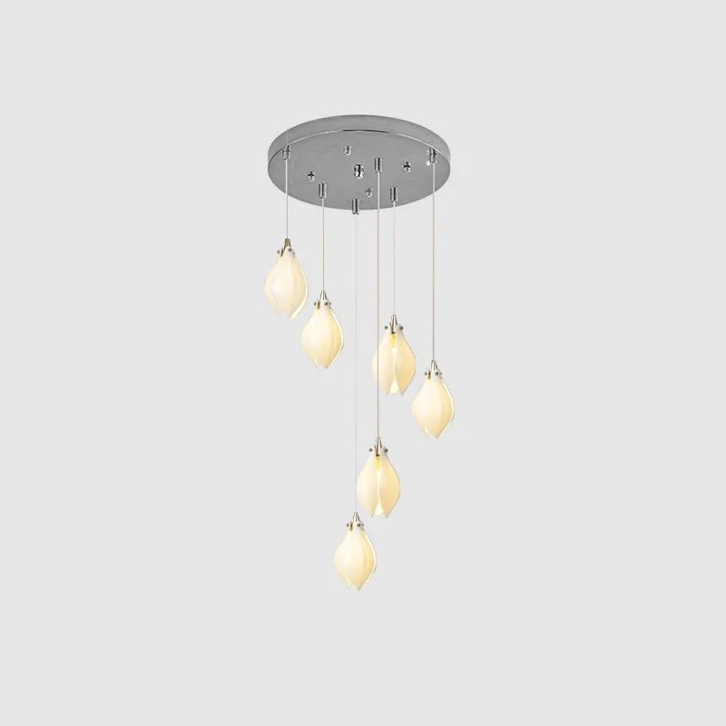 Galaxy Celeste Flora Crystal Spiral Chandelier