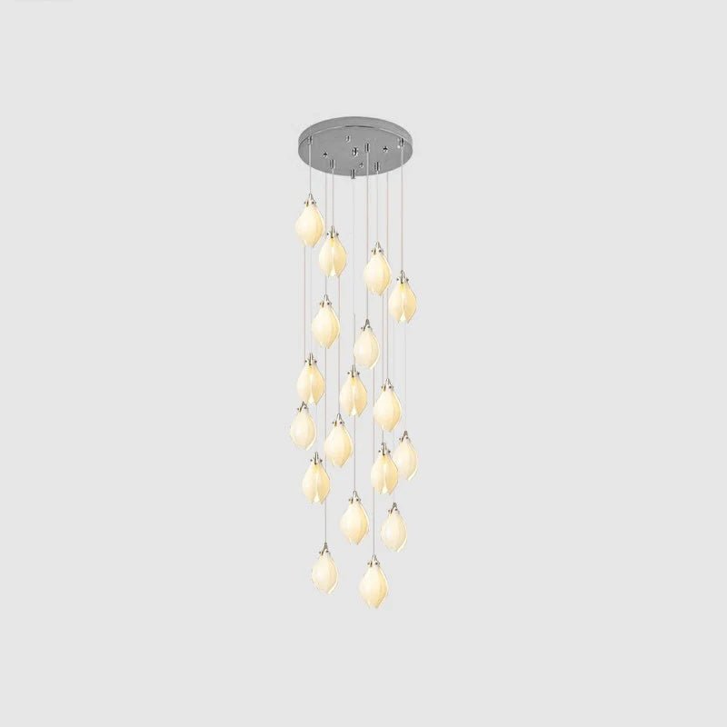 Galaxy Celeste Flora Crystal Spiral Chandelier