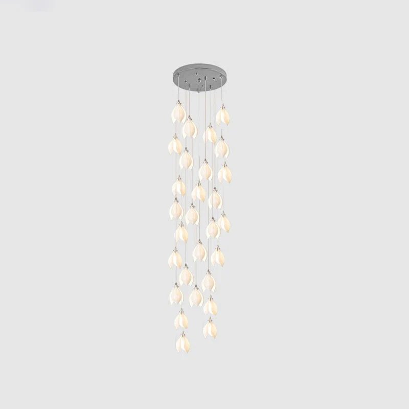 Galaxy Celeste Flora Crystal Spiral Chandelier