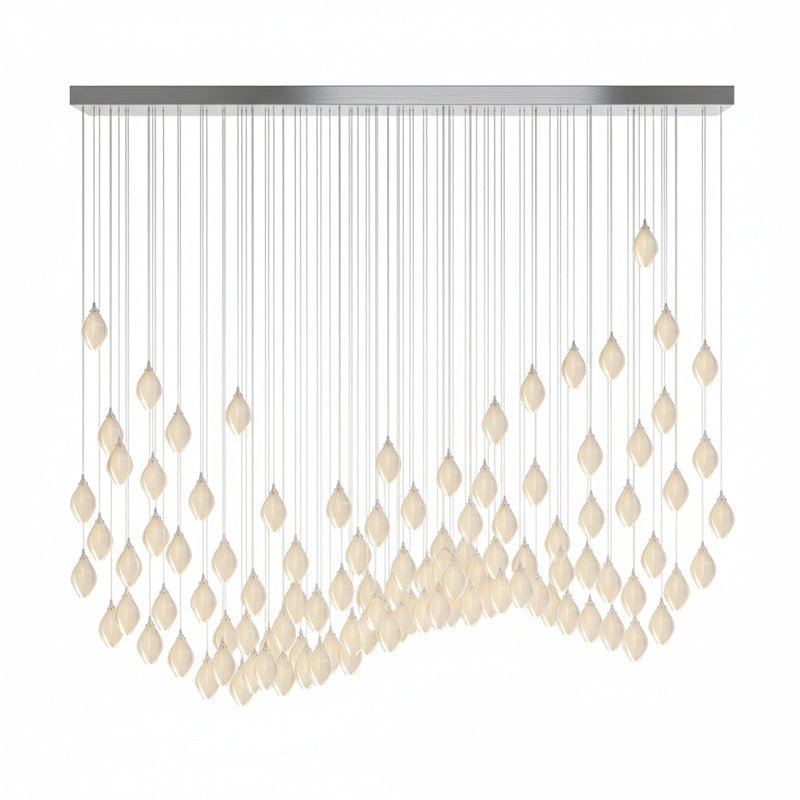 Galaxy Celeste Flora Crystal Spiral Chandelier