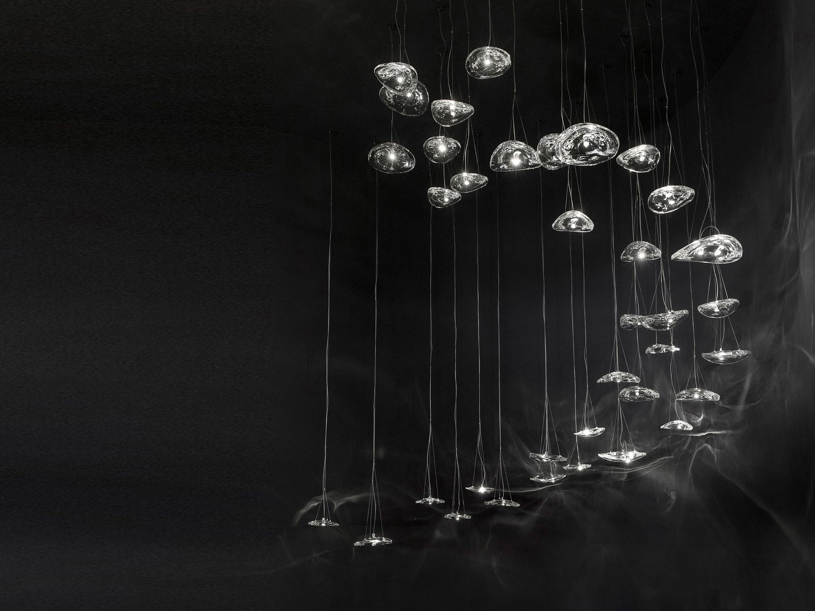 Manta Drift Class Crystal Chandelier