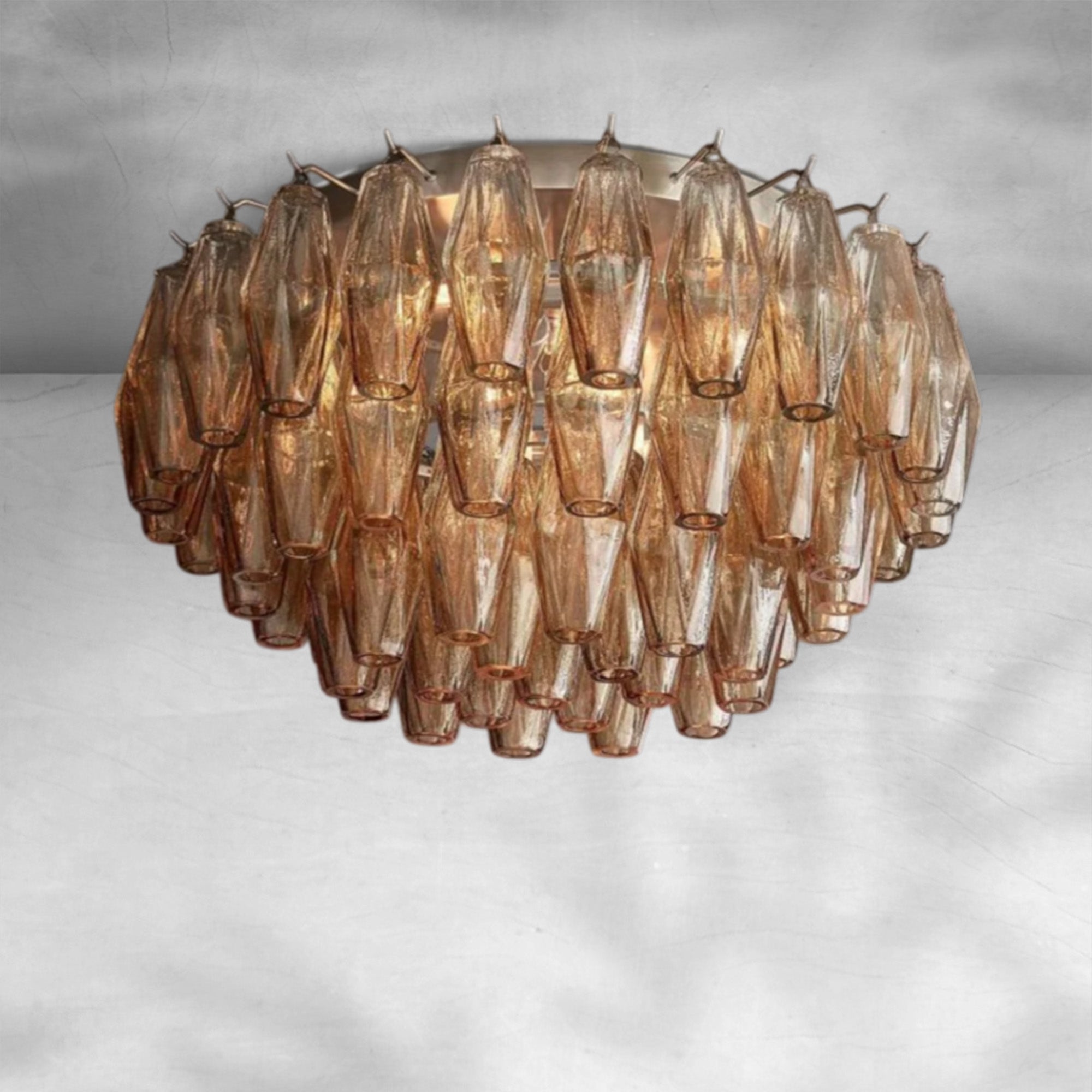 Chiaravalle Glass Flushmount 17"24"