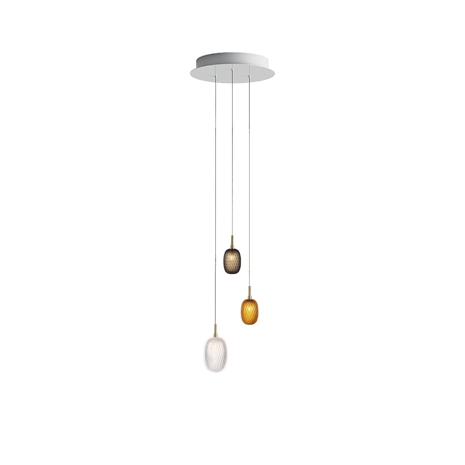 Galaxy Chromatic Gem Drop Spiral Chandelier