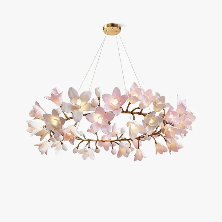 Flower Circular Blossom Chandelier