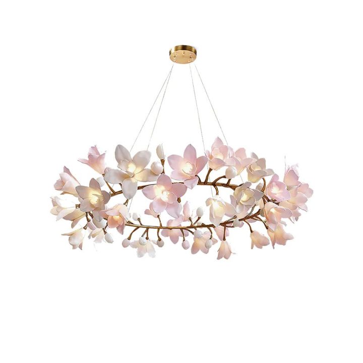 Flower Circular Blossom Chandelier