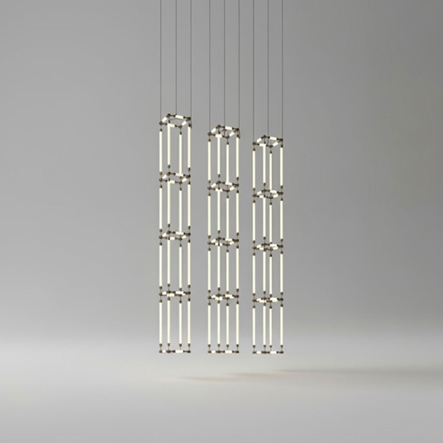Crystal Grid Customize Chandelier