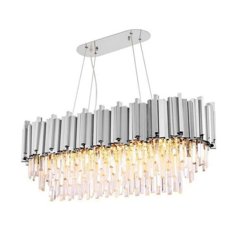 Felipe Crystal Oval Chandelier
