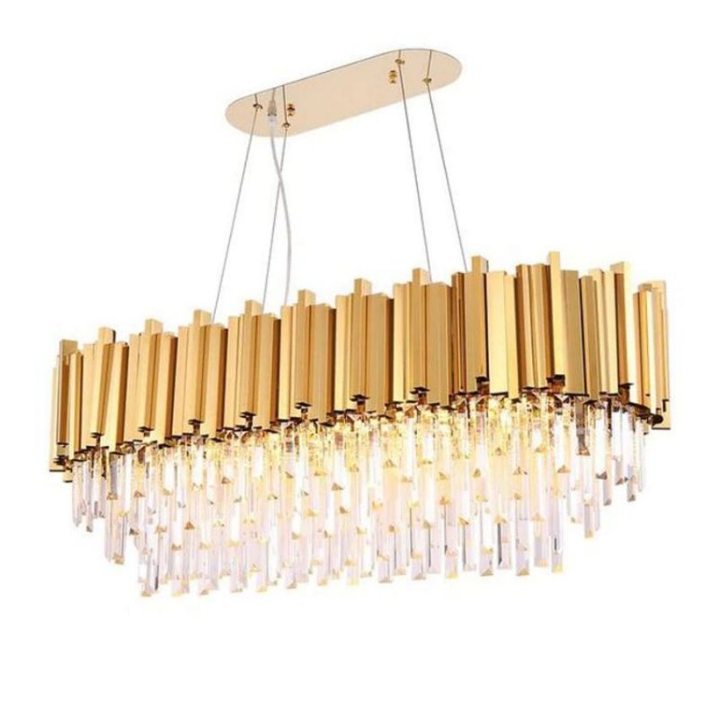 Felipe Crystal Oval Chandelier
