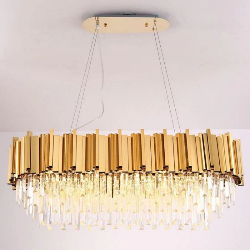 Felipe Crystal Oval Chandelier