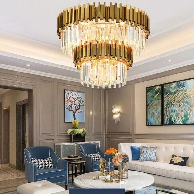 Antoine Crystal Round Chandelier